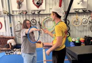 Rize & Thrive participants enjoying a supported group activity
