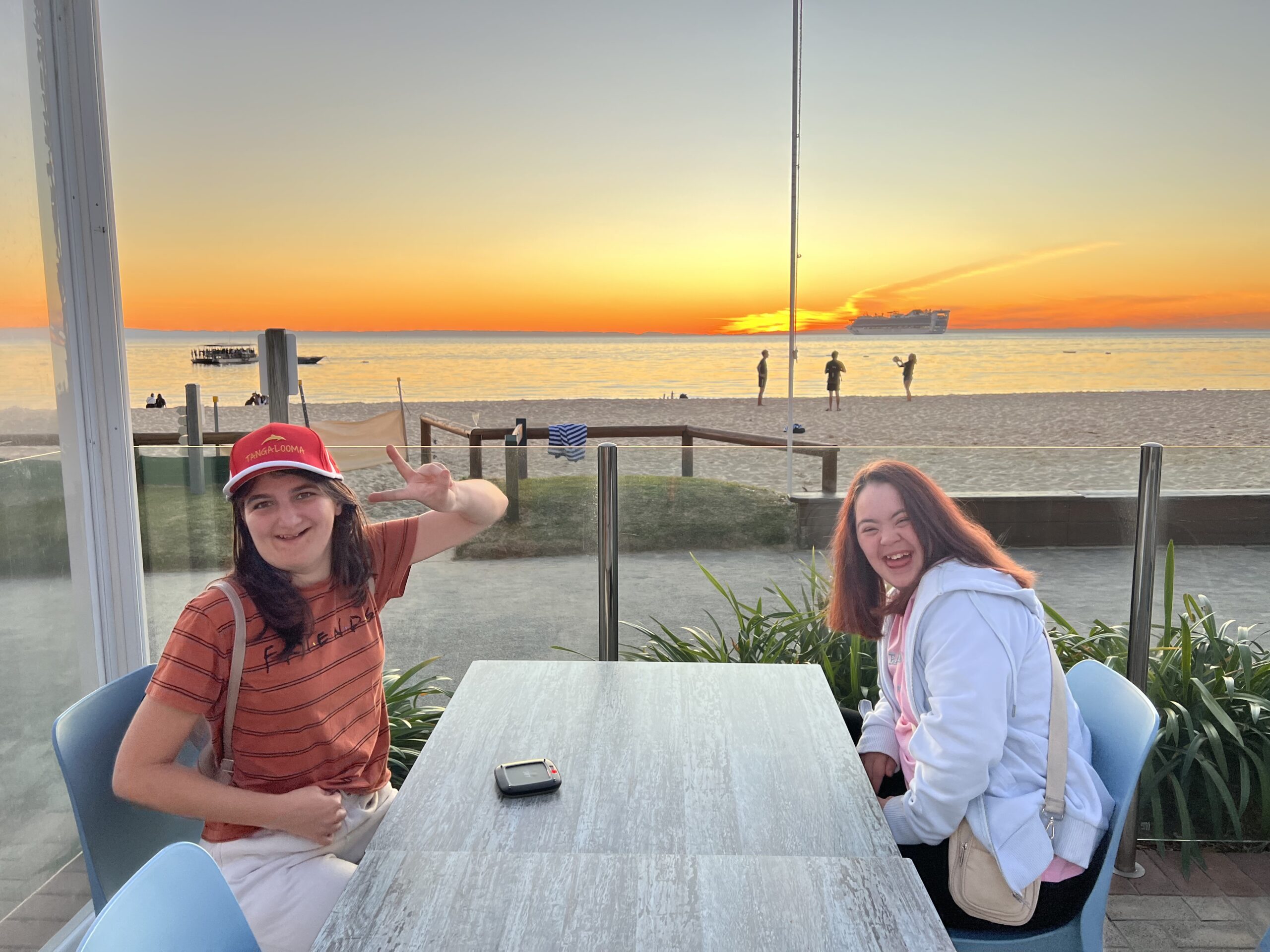 Rize and Thrive participants enjoying time together